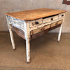 Vintage Bakers Table "Possum Belly" 19th Century