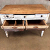 Vintage Bakers Table "Possum Belly" 19th Century