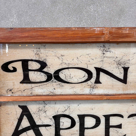 Vintage "Bon Appetit" Sign
