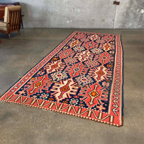 Antique Kilim Rug 13' x 5' 55"