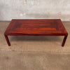 Mid Century Danish Modern Velje Stole Rosewood Coffee Table