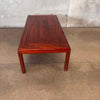 Mid Century Danish Modern Velje Stole Rosewood Coffee Table