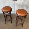 Vintage Pair of Thonet Style Bar Stools
