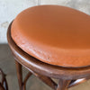Vintage Pair of Thonet Style Bar Stools