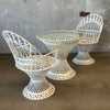 Russell Woodard Woven Spun Fiberglass Mid Century Patio Set