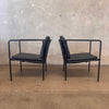 Pair of Black Leather Brenda Arm Chairs by Antonio Citterio for Flexform #2