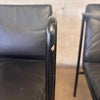 Pair of Black Leather Brenda Arm Chairs by Antonio Citterio for Flexform #2