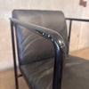 Pair of Black Leather Brenda Arm Chairs by Antonio Citterio for Flexform #2