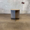 Contemporary Solid Steel Side Table