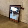 Mid Century Modern Walnut + Rosewood Mirror