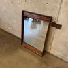 Mid Century Modern Walnut + Rosewood Mirror