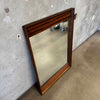 Mid Century Modern Walnut + Rosewood Mirror
