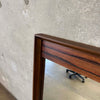 Mid Century Modern Walnut + Rosewood Mirror