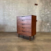 Mid Century Modern Walnut Highboy Dresser