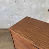 Mid Century Modern Walnut Highboy Dresser