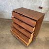 Mid Century Modern Walnut Highboy Dresser