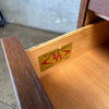 Mid Century Modern Walnut Highboy Dresser