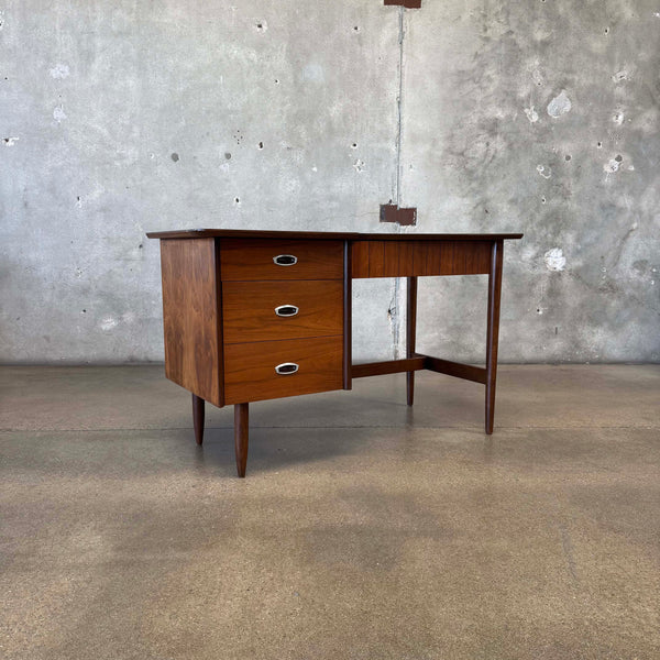 Mid Century Modern Walnut Desk by Hooker