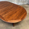 Mid Century Modern Walnut Dining Table w/ Two Leaves
