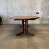 Mid Century Modern Walnut Dining Table w/ Two Leaves