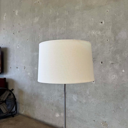 Mid Century Marble & Chrome Floor Lamp