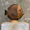 Vintage Tiki Bar Fish Carved Wood Sculpture