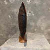 Vintage Tiki Bar Fish Carved Wood Sculpture