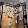Vintage Asian four Panel Folding Screen
