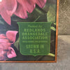 Vintage Fruit Crate Framed Label Redlands, CA - Dahlia