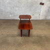 Ace-Hi Solid Walnut Side Table #1 Circa 1960