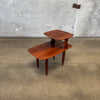 Ace-Hi Solid Walnut Side Table #1 Circa 1960