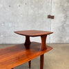 Ace-Hi Solid Walnut Side Table #1 Circa 1960