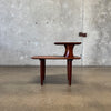 Ace-Hi Solid Walnut Side Table #1 Circa 1960