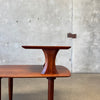 Ace-Hi Solid Walnut Side Table #1 Circa 1960