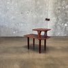 Ace-Hi Solid Walnut Side Table #1 Circa 1960
