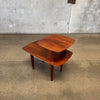 Ace-Hi Solid Walnut Side Table #1 Circa 1960