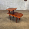 Ace-Hi Solid Walnut Side Table #2 Circa 1960