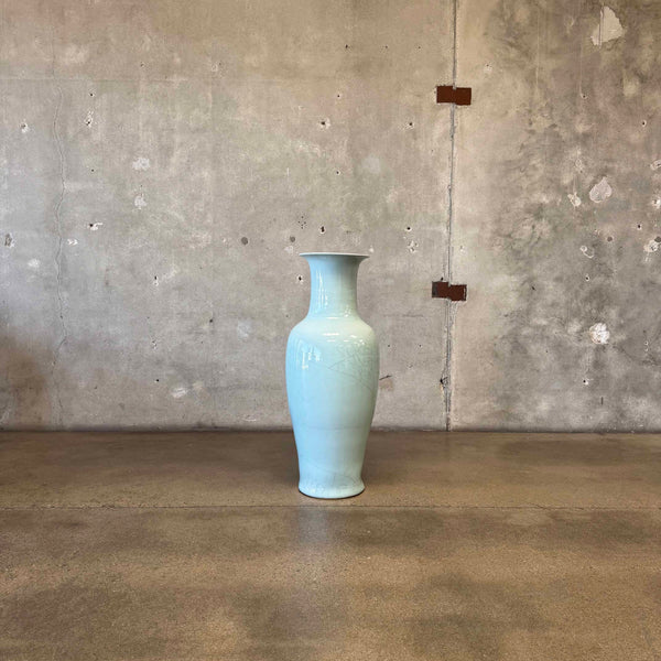 Vintage Large Crackle Glaze Vase