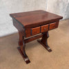 Vintage Solid Wood Side Table w/ Drawer