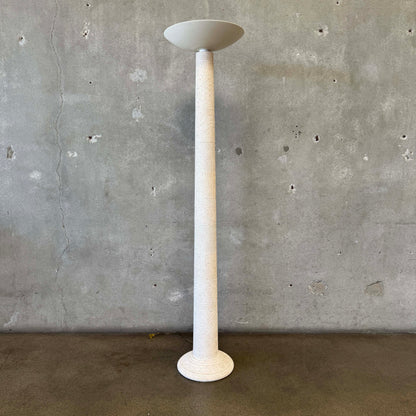 Post Modern Cream Plaster Column Floor Lamp