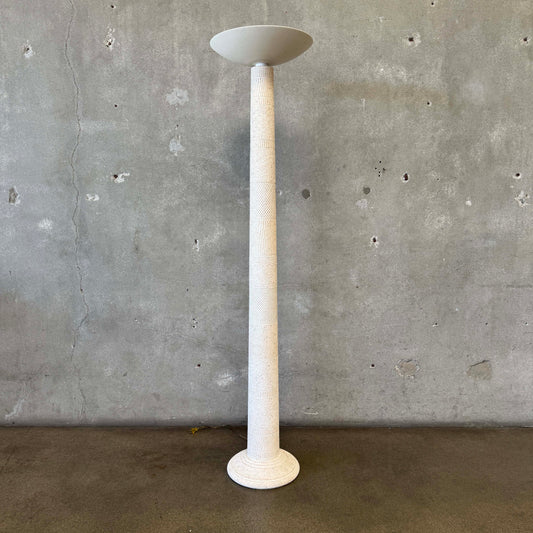 Post Modern Cream Plaster Column Floor Lamp