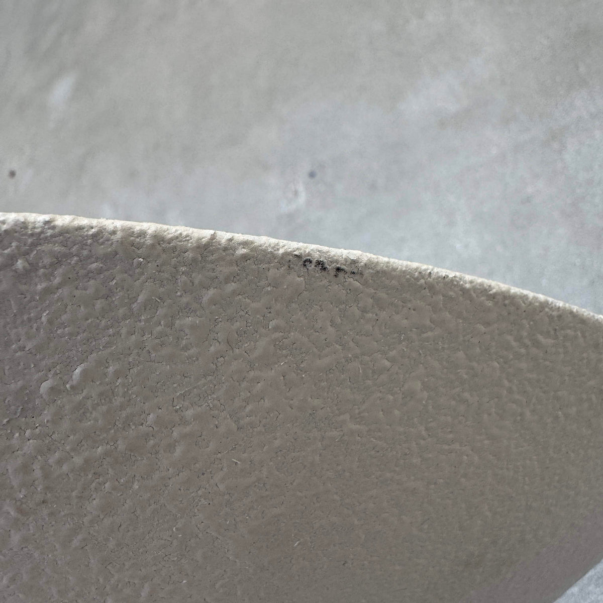 Post Modern Cream Plaster Column Floor Lamp