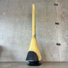Vintage MCM Yellow Porcelain Enamel Finish Malm "Fire Duke" Fireplace