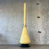 Vintage MCM Yellow Porcelain Enamel Finish Malm "Fire Duke" Fireplace