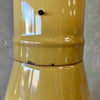 Vintage MCM Yellow Porcelain Enamel Finish Malm "Fire Duke" Fireplace