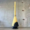 Vintage MCM Yellow Porcelain Enamel Finish Malm "Fire Duke" Fireplace
