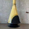 Vintage MCM Yellow Porcelain Enamel Finish Malm "Fire Duke" Fireplace