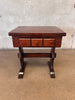 Vintage Solid Wood Side Table w/ Drawer