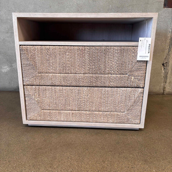 Palecek Braxton Nightstand, White Sands