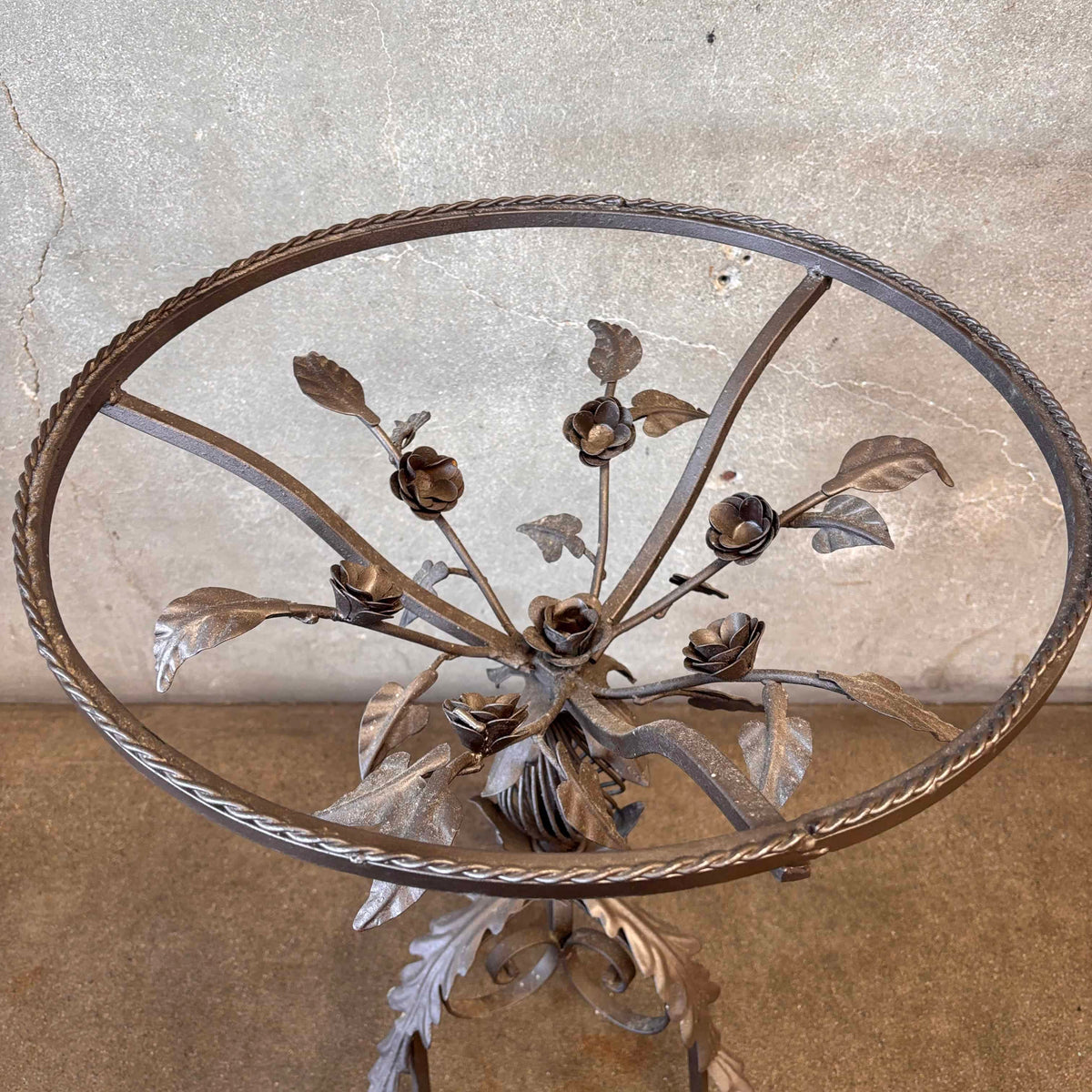 Wrought Iron Side Table
